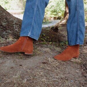 Doen Bowery Suede Ankle Boot Chestnut 36